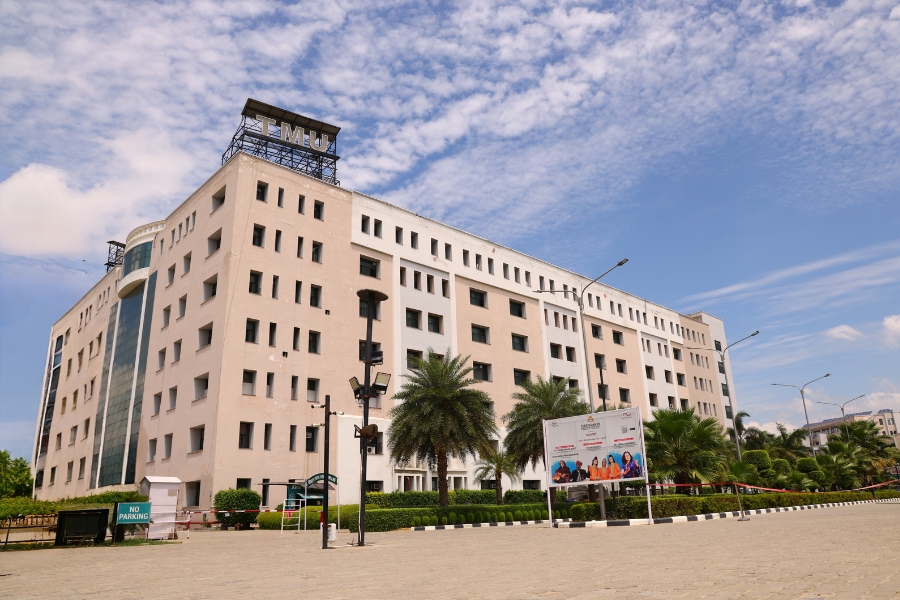 TMU hospital building and healthcare facilities