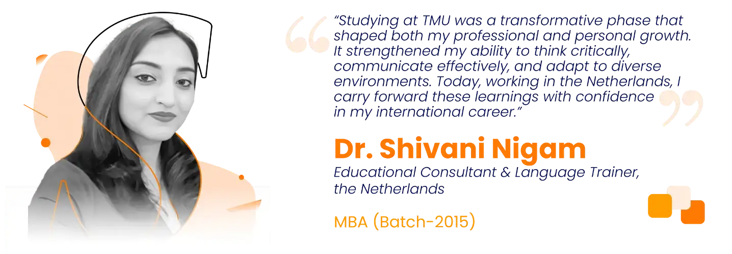 Testimonial from our Alumni