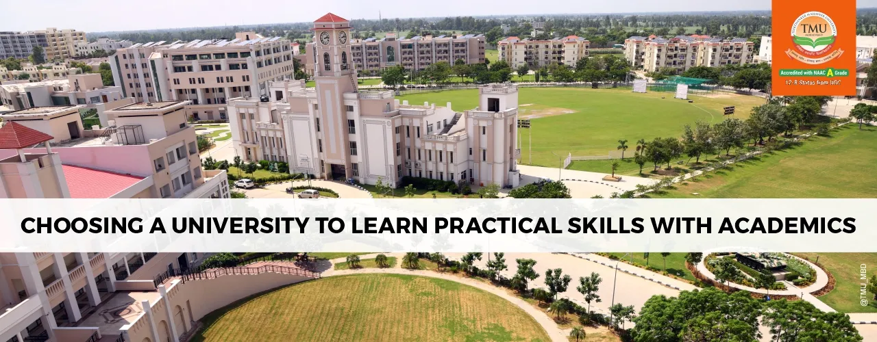 Choosing a university to learn practical skills with academics