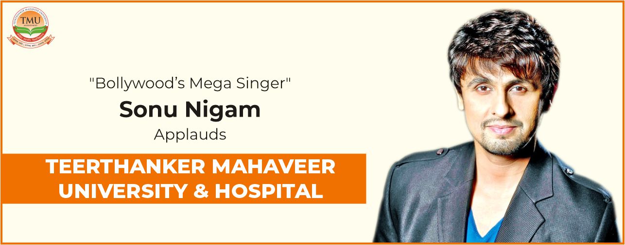 Bollywood's Mega Singer Sonu Nigam Applauds Teerthanker Mahaveer University and Hospital!